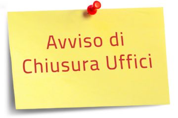Avviso chiusura al pubblico uffici comunali 02/01/2026